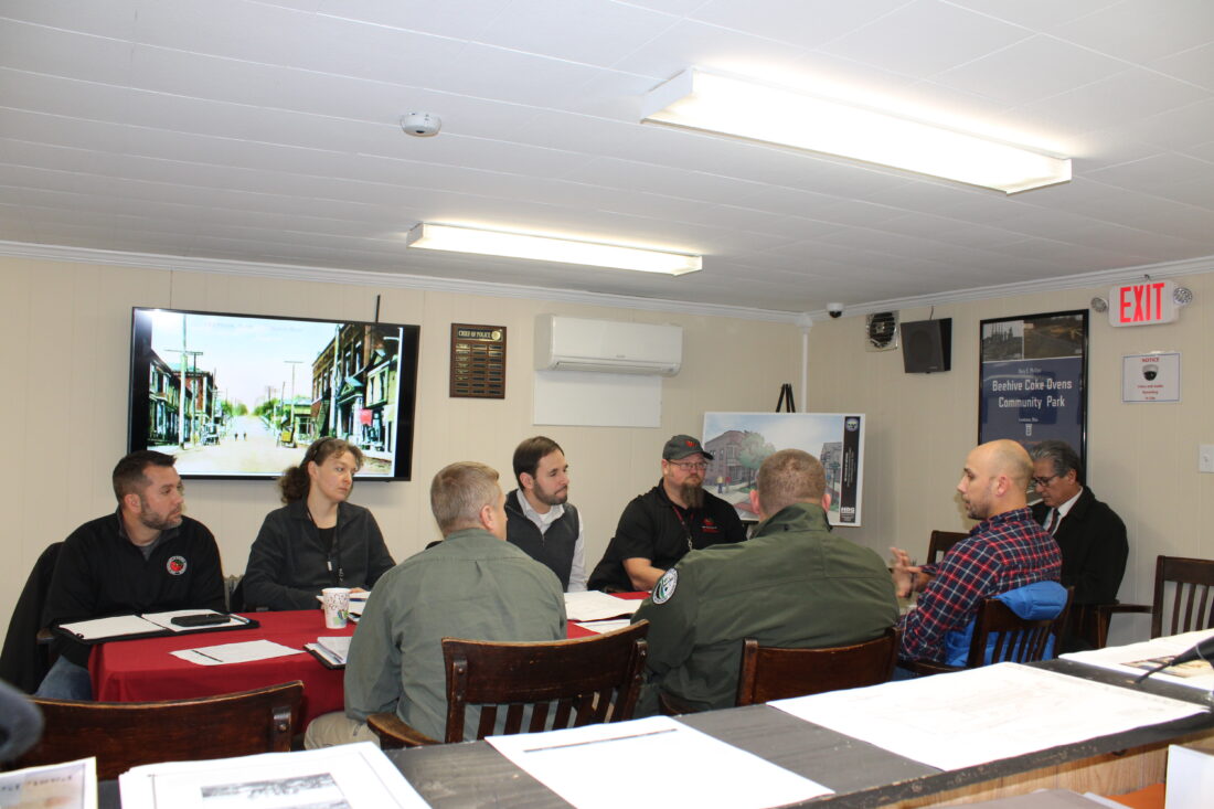 Leetonia Mayor and Ohio Department of Natural Resources officials